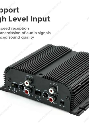 Car Digital Power Amplifier Digital Audio Processor Stereo Amplifier Digital Bass Amplifier Mini AMP Driver Lossless Music Amp