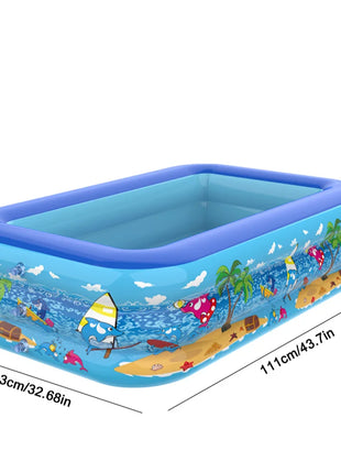 Piscina gonfiabile Piscina in PVC per interni ed esterni Piscina ispessente per cartoni animati per piscina per bambini