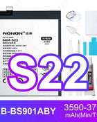 NOHON Phone Battery for Samsung Galaxy S24 S23 S22 Ultra S21 S20 Plus S10 S10E S9 S8 S7 S6 S10+ S20+ S21+ S23+ S24+ Batteries