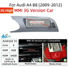 Fast Shipping Wireless CarPlay Screen For Audi A4 B8 A5 8K 2008-2016 Car Multimedia Player Android 14 8+128GB Stereo GPS Navi