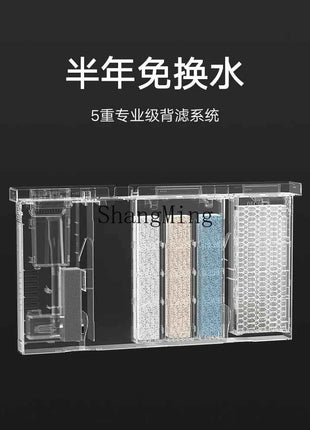 CL  fish tank small living room filter ecological full set of landscaping desktop aquarium