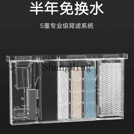 CL  fish tank small living room filter ecological full set of landscaping desktop aquarium