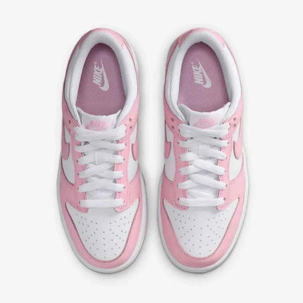 Nike (Nike) Youth Women's Shoes Dunk Low (Gs) Pink and White Daily Commuting Fashion Versatile Casual Sports Sneakers Fb9109-125