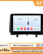 Hizpo Car Radio Autoradio for Renault Clio 3 2005 2006 2007-2014 Multimedia Player Wireless CarPlay Android Auto Stereo GPS 4G