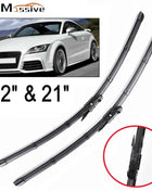 Parabrezza anteriore Parabrezza Spazzole Tergicristallo Set Per Audi TT 8J3 8J9 Coupe Quattro Roadster MK2 2007 2008 2009 2010 2011 2012 2013