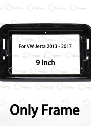 Cornice Radio Android Ownice 9 Pollici Quadlock per Auto, per Jetta 2013-2017, Pannello Stereo 2 DIN con Cablaggio 16PIN e Box Canbus