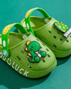Bambino Kawaii Blu Cartone Animato Zoccoli Scarpe Estate Bambini Adorabile Dinosauro All'aperto Ragazzi Carini Sandalo Leggero Traspirante Scarpe Da Giardino Casual
