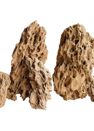 250g 500g 1000g Natural Aquarium Decor Stone Rockery Landscaping Fish Tank Microporous Stone Good for Plants Growth