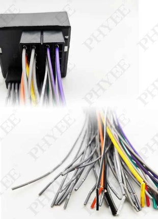Cablaggio radio con connettore femmina quadlock a 40 pin per BMW Citroen Ford Mercedes Peugeot VW Audi SEAT Opel Skoda