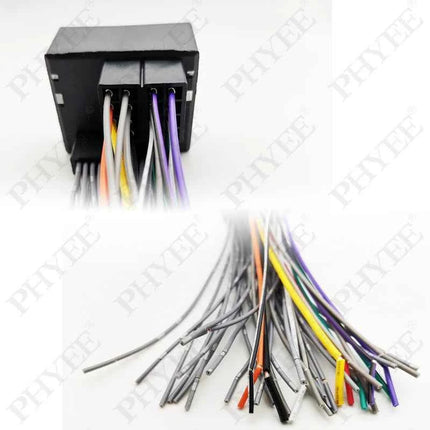 Cablaggio radio con connettore femmina quadlock a 40 pin per BMW Citroen Ford Mercedes Peugeot VW Audi SEAT Opel Skoda