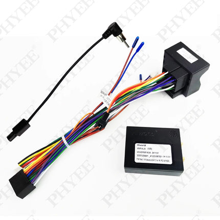 Adattatore per cablaggio Quadlock CAN Bus Box per auto Android Cavo connettore a 16 pin per VW Golf Mk5 MK6 Passat B6 B7 Leon Octavia 2
