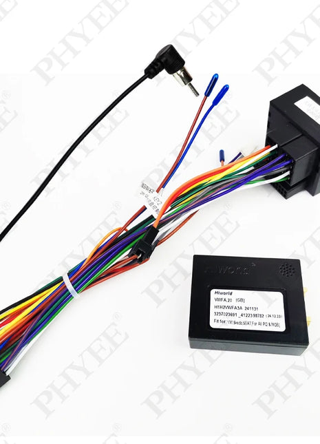 Adattatore per cablaggio Quadlock CAN Bus Box per auto Android Cavo connettore a 16 pin per VW Golf Mk5 MK6 Passat B6 B7 Leon Octavia 2