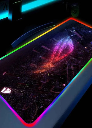 Black Mouse Pad Asus Rgb Gaming Mause Mat Anime Mats Gamer Rug Pc Xxl Cute Pads Large Game Keyboard Carpet Backlight Mousepad
