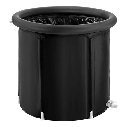 VEVOR Vasca da Bagno di Ghiaccio Lunga 85 cm Vasca per Immersione per Terapia 330 L con Copertura, Barile di Ghiaccio per Recupero, Vasca da Bagno Gonfiabile Pieghevole, Ghiaccio Domestico per Adulti