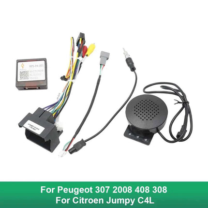 RP5-PA-001 Canbus Box per Peugeot 307 2008 408 308 per Citroen Jumpy C4L Cablaggio Cavo di Alimentazione Android Auto Radio Multimediale