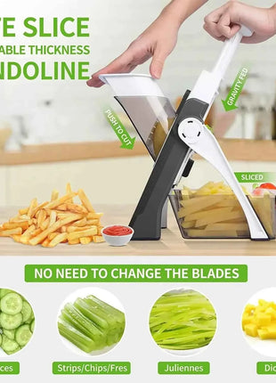 Vegetable Cutting Machine Multifunctional Grater Slicer Dicer Convenient Vegetable Essential Cutting Machine Kitchen Accessories