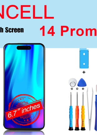 PINZHENG Schermo di alta qualità INCELL LCD OLED per iPhone 14 Pro 15 Plus 13 Pro Max Display per sostituzione iPhone con strumenti