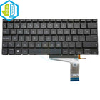 FR LA US SP Silver Black Backlight Keyboard For ASUS Vivobook X1402ZA X1404 X1405 X1403 Laptop Backlit Keyboards silver keycaps