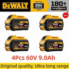 Batteria Originale DeWalt DCB200 20V/60V 2.0Ah-9.0Ah MAX Litio per Utensili Elettrici