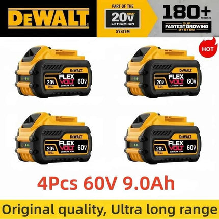 Batteria Originale DeWalt DCB200 20V/60V 2.0Ah-9.0Ah MAX Litio per Utensili Elettrici