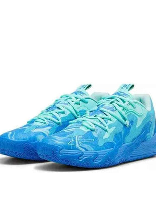 Puma MB.03 Scarpe da Basket Basse da Uomo Eleganti, Morbide e Reattive, Versatili, Antiscivolo e Resistenti, Blu 310519-01