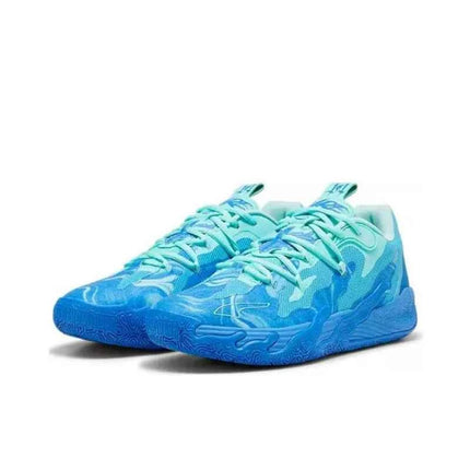 Puma MB.03 Scarpe da Basket Basse da Uomo Eleganti, Morbide e Reattive, Versatili, Antiscivolo e Resistenti, Blu 310519-01