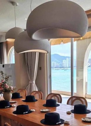 Lampade a sospensione a LED giapponesi Wabi Sabi Lampadario moderno a soffitto nordico Sala da pranzo Soggiorno Camera da letto Decorazioni per la casa Lampade a sospensione a soppalco
