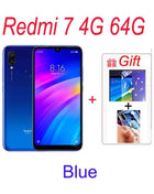 Xiaomi Redmi 7 Global Rom 3+32Gb /4+64Gb Smartphone 6.26 Inch HD Screen 4000 mAh Battery Unlocked Dual Sim Xiao Mi Mobile Phones