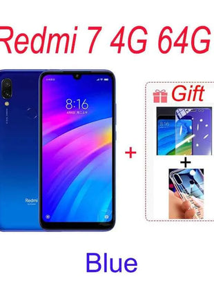 Xiaomi Redmi 7 Global Rom 3+32Gb /4+64Gb Smartphone 6.26 Inch HD Screen 4000 mAh Battery Unlocked Dual Sim Xiao Mi Mobile Phones