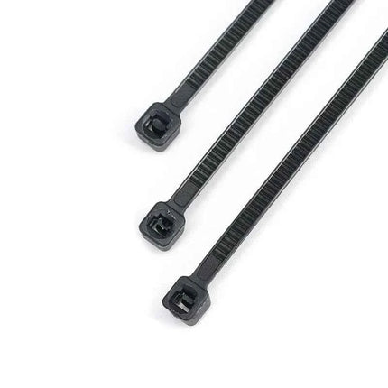 100/150/200mm fascette in Nylon nero fascette autobloccanti in plastica con cerniera in filo cinghie avvolgenti per cavi fai da te fissare l'organizzatore