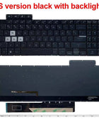 US Backlight Keyboard for ASUS TUF Gaming F15 FX507 FX507Z FX507ZC FX507ZE FX507ZM Replacement Keyboards 6913US00 V210846DS1