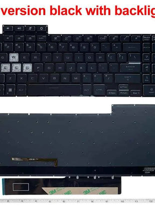 US Backlight Keyboard for ASUS TUF Gaming F15 FX507 FX507Z FX507ZC FX507ZE FX507ZM Replacement Keyboards 6913US00 V210846DS1