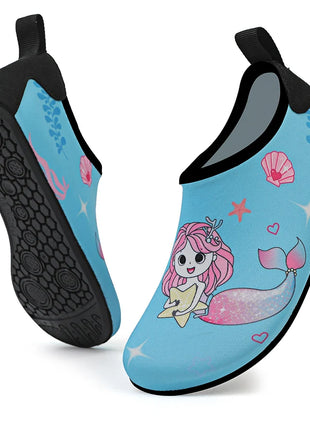 Scarpe da spiaggia per bambini Pantofole da interno per pavimenti morbidi per bambini Calzini da nuoto per lo snorkeling Pantofole per bambini antiscivolo per la casa a piedi nudi per ragazzi e ragazze