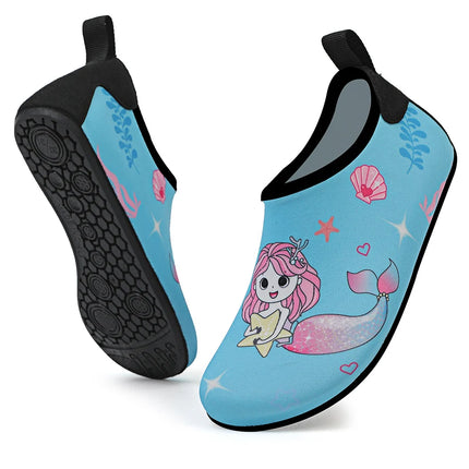 Scarpe da spiaggia per bambini Pantofole da interno per pavimenti morbidi per bambini Calzini da nuoto per lo snorkeling Pantofole per bambini antiscivolo per la casa a piedi nudi per ragazzi e ragazze