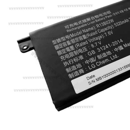 HD 7.6V 39Wh 5230mAh New Laptop Battery R13B01W R13B02W for Xiaomi Mi Air 13.3" 2018 Series Notebook 161301-0