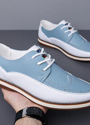 Scarpe Oxford da Uomo Primavera-Estate, Taglie Grandi 39-50, Comode Scarpe Casual in Pelle, Sneakers Traspiranti Versatili, Calzature Formali