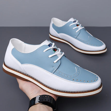 Scarpe Oxford da Uomo Primavera-Estate, Taglie Grandi 39-50, Comode Scarpe Casual in Pelle, Sneakers Traspiranti Versatili, Calzature Formali