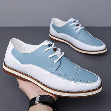 Scarpe Oxford da Uomo Primavera-Estate, Taglie Grandi 39-50, Comode Scarpe Casual in Pelle, Sneakers Traspiranti Versatili, Calzature Formali