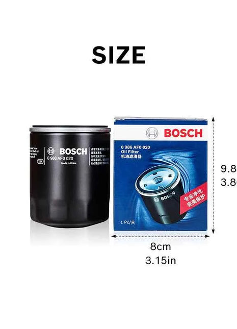 Filtro olio Bosch AF0020 adatto per Ford Escape Focus Ranger Transit Fiesta Edge Mustang C-Max, Jaguar XF XE