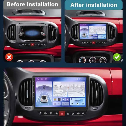 Podofo 10" CarPlay Android Radio For FIAT 500L 2012-2017 Car Multimedia Player GPS Stereo 4G Autoradio IPS Intelligent System
