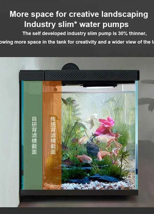 NEW MIJIA Smart Fish Tank MYG100 Work With Mijia APP Mobile Controlled Remote Feeding Smart Lighting System Light Aquarium CN
