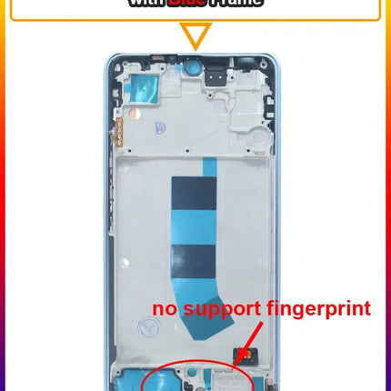 Testato AMOLED LCD per Xiaomi Redmi Note 13 4G 23129RAA4G Display LCD Touch Screen di ricambio con cornice per Redmi Note 13 4G