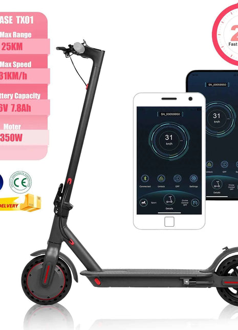 AOVOPRO TX01 Electric Scooter 500W Powerful Motor 35KM/H 45KM 42V14.5AH 10Inch Pneumatic Tyre Smart Foldable A1MAX EScooter