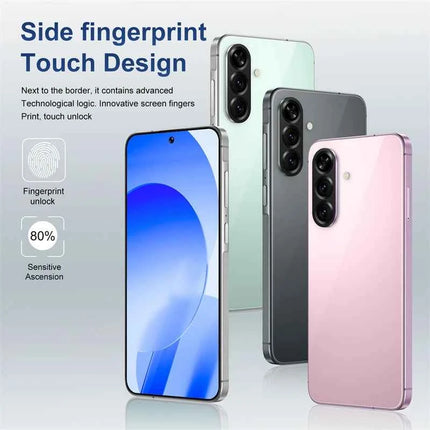 W&O A56 4GMobile phone 8000mAh 26MP Camera Cellphone  Smartphone Global Version Android 14 Dual SIM 7.3 Inch HD+ 16GB+1TB