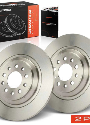 Dischi Freno Posteriori Frankberg 2x per Jeep Cherokee KL Van 2.2L 2.4L 3.2L dal 2013 4779886AB 68243428AB 4779886AC