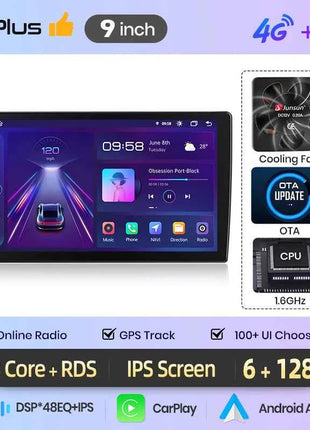 For Jeep Renegade 2014 - 2018 Android Auto Carplay Car Radio Multimedia Video Player GPS Navigation WiFi BT GPS Head Unit 2DIN