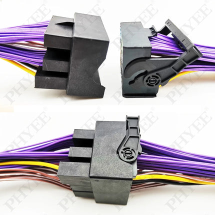 Adattatore per cablaggio di prolunga quadlock Connettore a 52 pin Cavo di cablaggio Plug Play per VW Golf Jetta Polo T-ROC Tiguan Passat Audi
