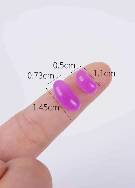 20pcs Mini Candy Fondant Fruit Candy Pop Artificial Candy Beans Miniature Food Play Handmade Simulation Home Decor Decorations