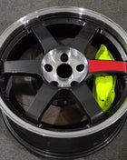 15 16 17 18 19 Double Sport Silver Grey Casting Wheel TE37 5x114.3 5x112 Passenger Car Alloy Wheel, Fits Tesla Toyota