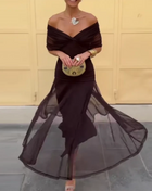 Abbigliamento donna elegante Abito plissettato a vita alta con stampa floreale Boho Nuovo abito a trapezio da cocktail con maniche a pipistrello a petto basso